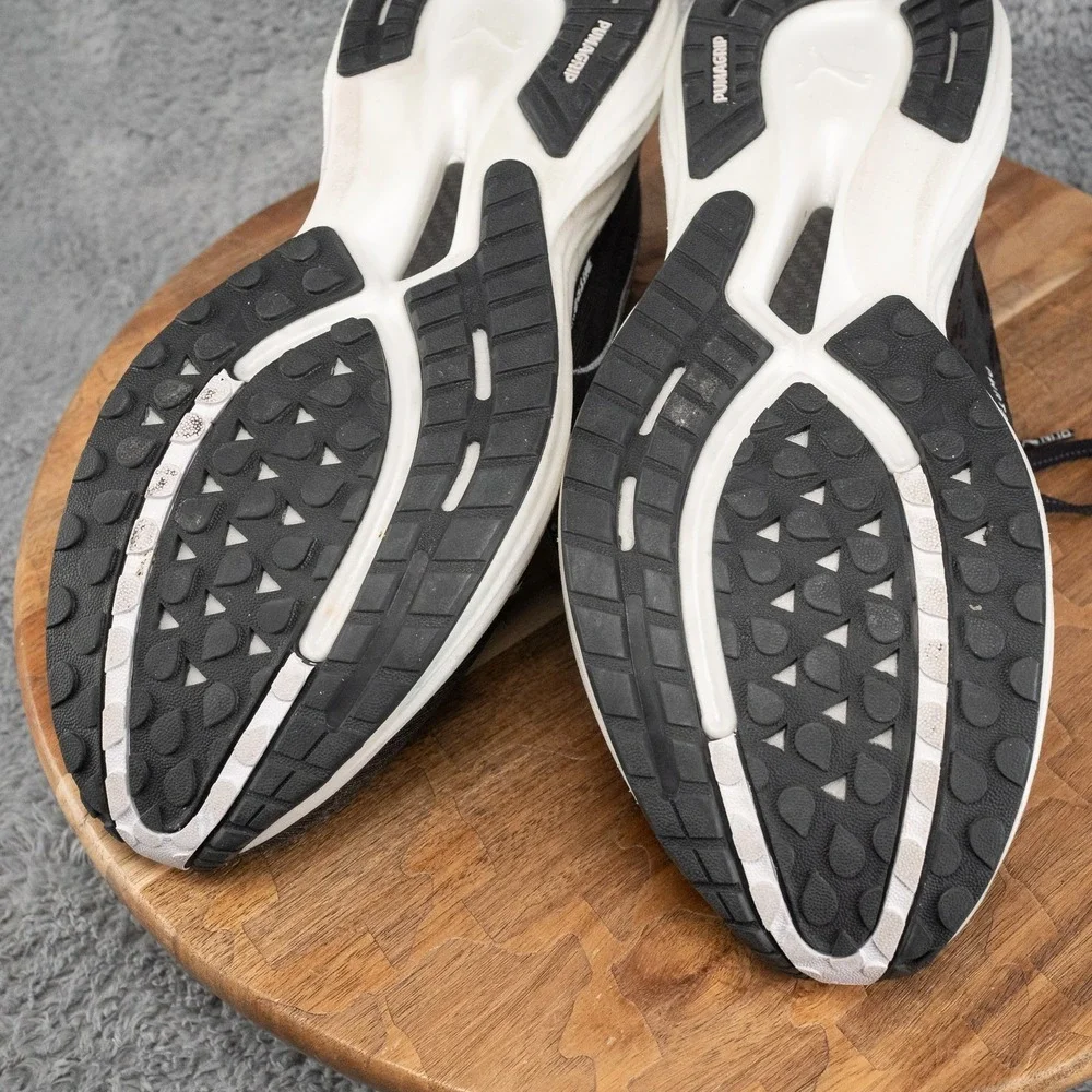 Size 11 - Puma Deviate Nitro 2 Black White Running Shoe